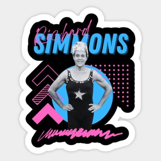 Richard simmons***original retro Sticker